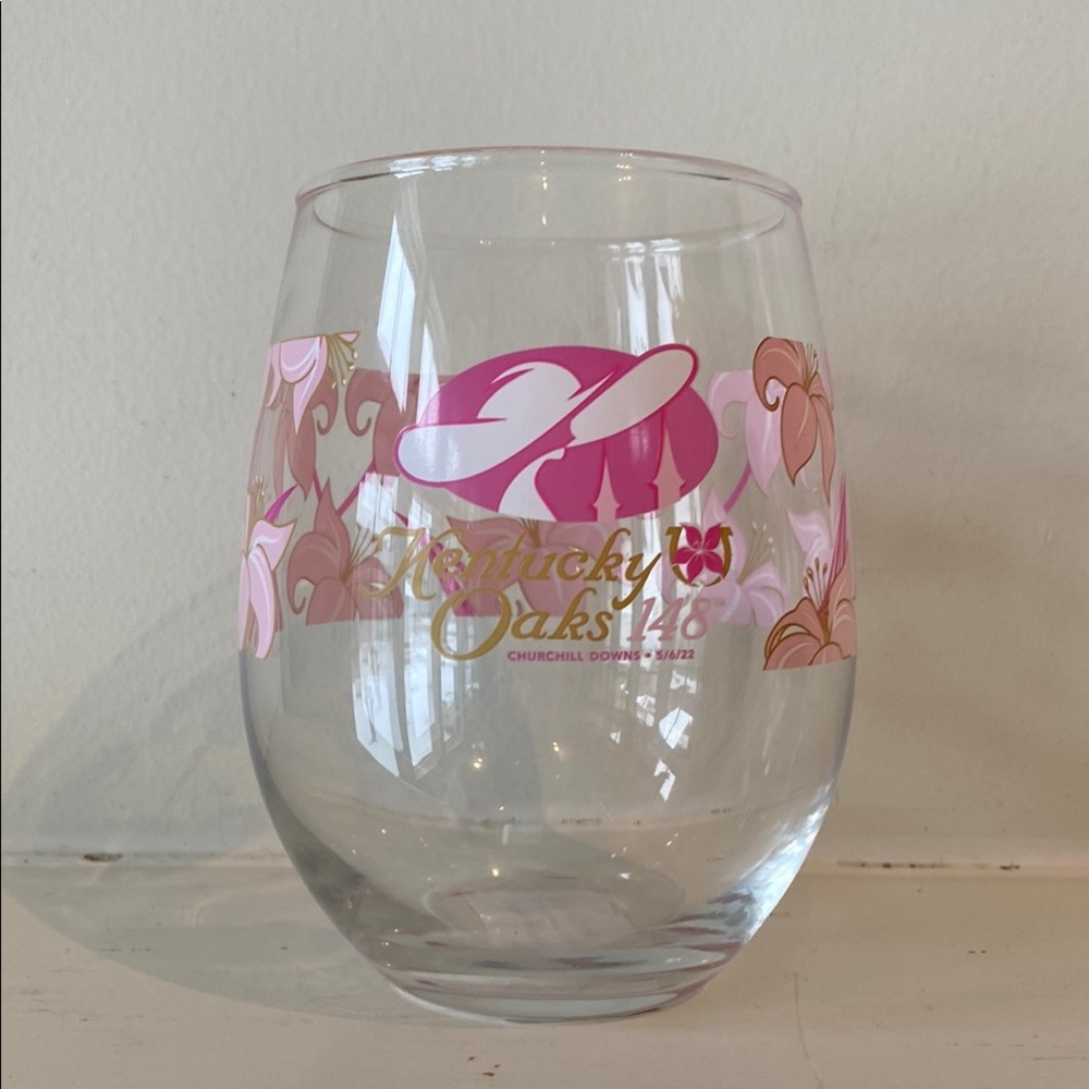 Kentucky Oaks 148 Stemless Wine Glass